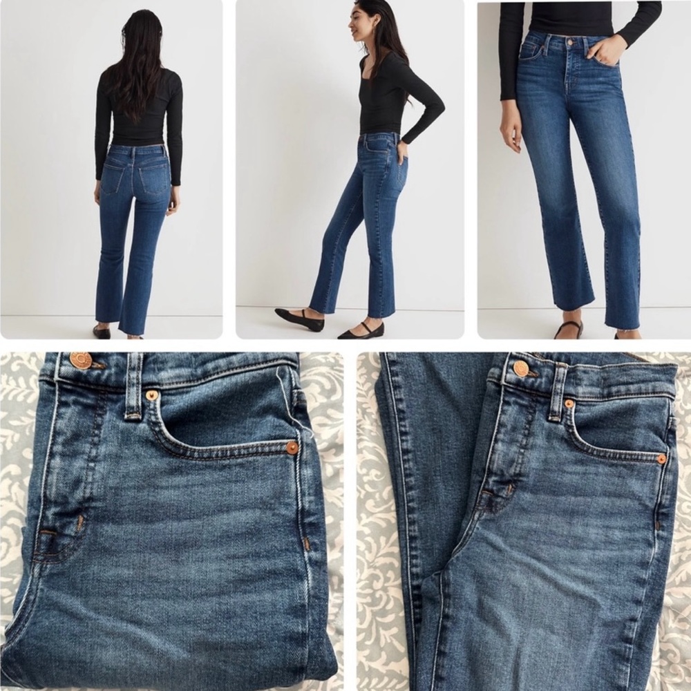 Mid rise kick out Brinton Wash Raw Hem. Size 26. Style #NM242.